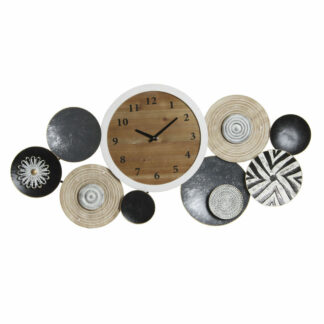 seinakello-dkd-home-decor-metalli-puu-105-4-x-6-5-x-51-5-cm