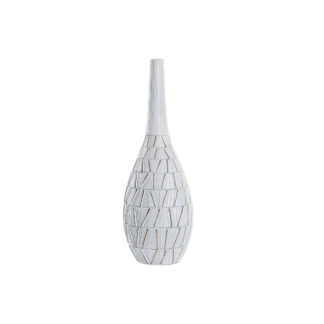 maljakko-dkd-home-decor-valkoinen-hartsi-moderni-18-x-18-x-50-cm