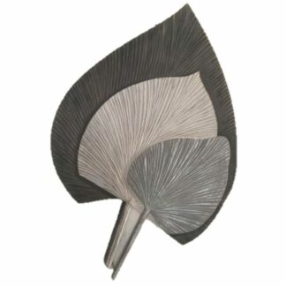 seinakoriste-dkd-home-decor-harmaa-puu-mdf-kasvien-lehtia-59-x-2-x-91-cm