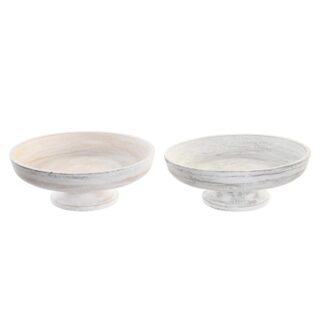 poytakoriste-dkd-home-decor-valkoinen-beige-vanhahtava-viimeistely-30-x-30-x-11-cm-2-kpl
