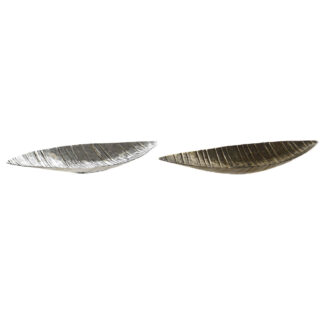 poytakoriste-dkd-home-decor-62-x-22-x-7-cm-vanhahtava-viimeistely-hopeinen-kullattu-moderni-2-kpl
