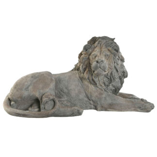 koristehahmo-home-esprit-harmaa-leijona-80-x-36-x-39-cm