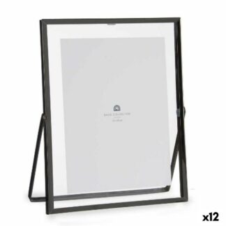 kuvakehys-musta-metalli-lasi-muovinen-20-5-x-1-x-25-2-cm-12-kpl