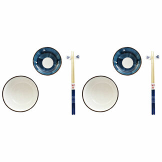 sushisetti-dkd-home-decor-34-x-29-5-x-7-3-cm-posliini-sininen-valkoinen-itamainen