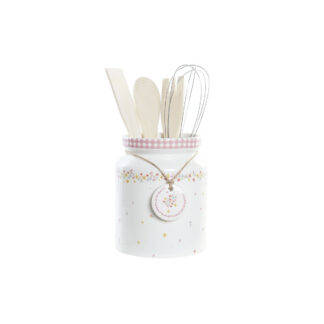 keittiovalinesetti-dkd-home-decor-g?l?s-dolomite-puu-mdf-12-x-12-x-22-cm