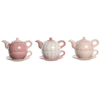 leluteesetti-dkd-home-decor-pinkki-valkoinen-750-ml-dolomite-3-kpl