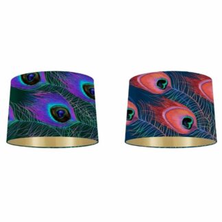 lampunvarjostin-dkd-home-decor-liila-vihrea-40-x-40-x-24-cm-2-kpl