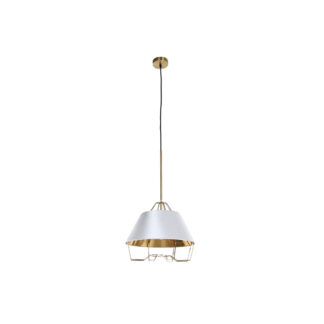 kattolamppu-dkd-home-decor-valkoinen-kullattu-pvc-metalli-50-w-38-x-38-x-32-cm