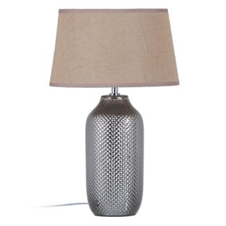 poytalamppu-beige-hopeinen-sakkikangas-keraminen-60-w-220-v-240-v-220-240-v-30-x-30-x-48-cm