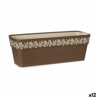 itsekasteleva-kukkalaatikko-stefanplast-gaia-ruskea-muovinen-18-x-17-x-49-5-cm-12-kpl