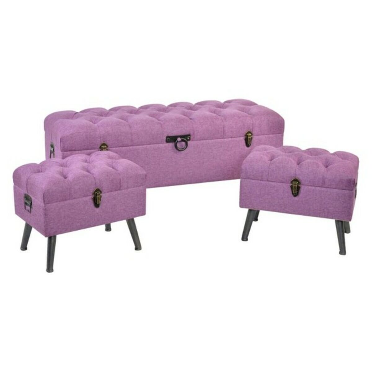 jakkara-dkd-home-decor-8424001565399-monivarinen-fuksia-metalli-puu-mdf-120-x-42-x-53-cm