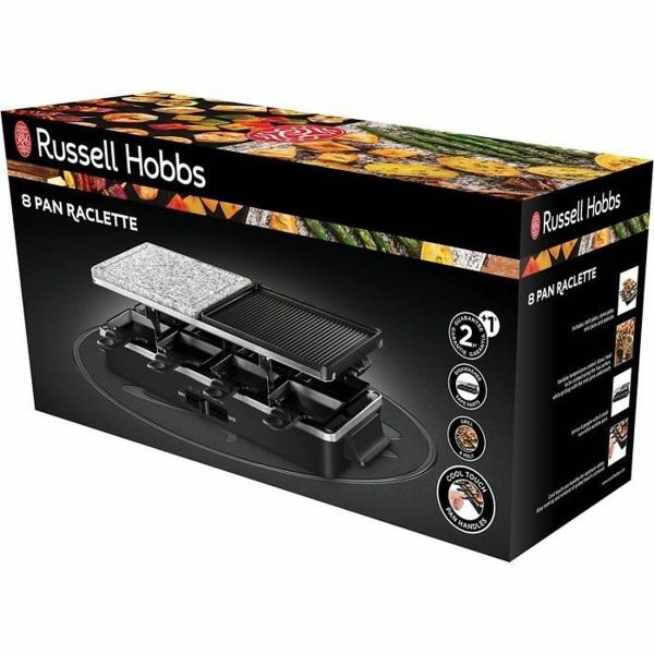 parila-russell-hobbs-raclette-musta-tehokas-1400w-grilli-8-hengelle