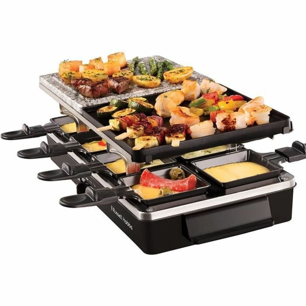 parila-russell-hobbs-raclette-musta-tehokas-1400w-grilli-8-hengelle