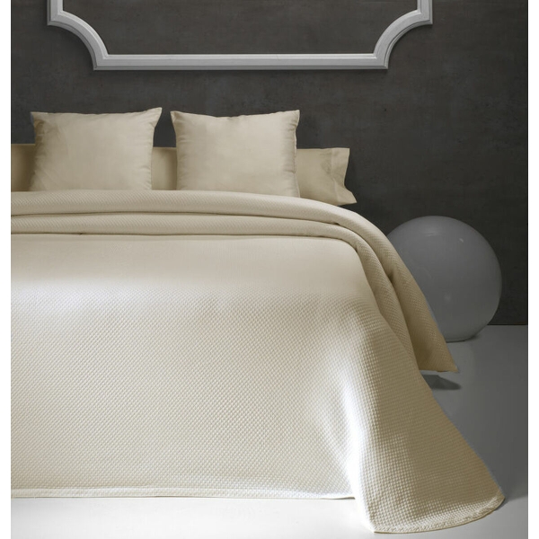 vuodepeite-hosteline-joya-beige-105-cm-laadukkaat-vuodepeitteet